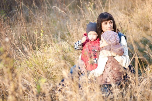 Семейная фотосессия на природе Гали с детьми